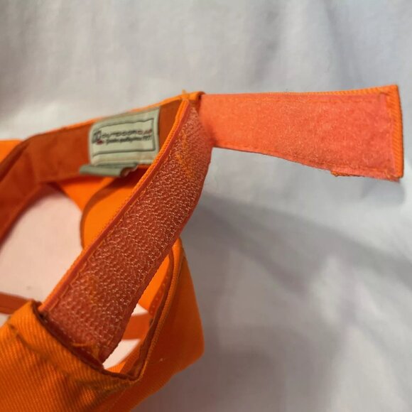 OC Outdoor Cap Plain Orange Strapback Hat Cap Adjustable Hunting Baseball cbar99 - Picture 11 of 11